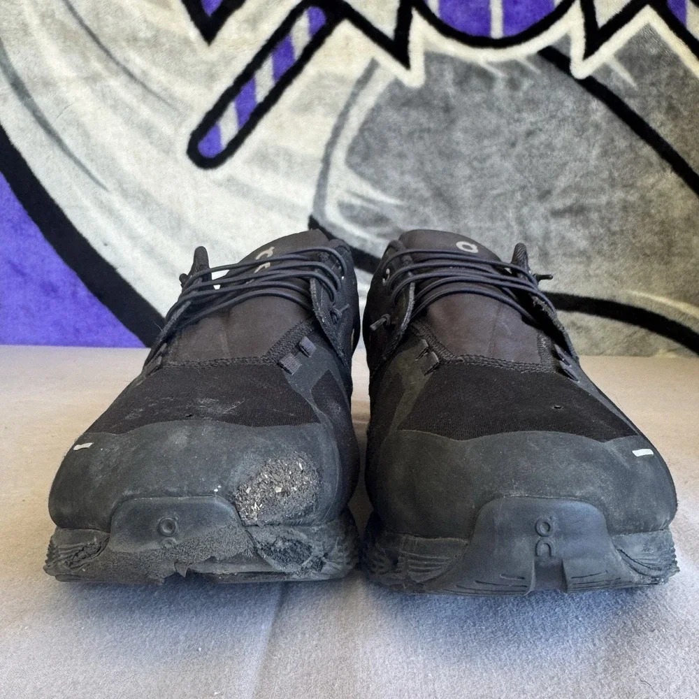 Size 13 - On Cloud 5 Men's Black‎ Running Athletic Shoes Sneakers 59.98986 Rough